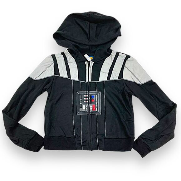 Disney Star Wars Darth Vader Fleece Costume Hoodie - WOMENS S/M (up to size 8) - Picture 4 of 13